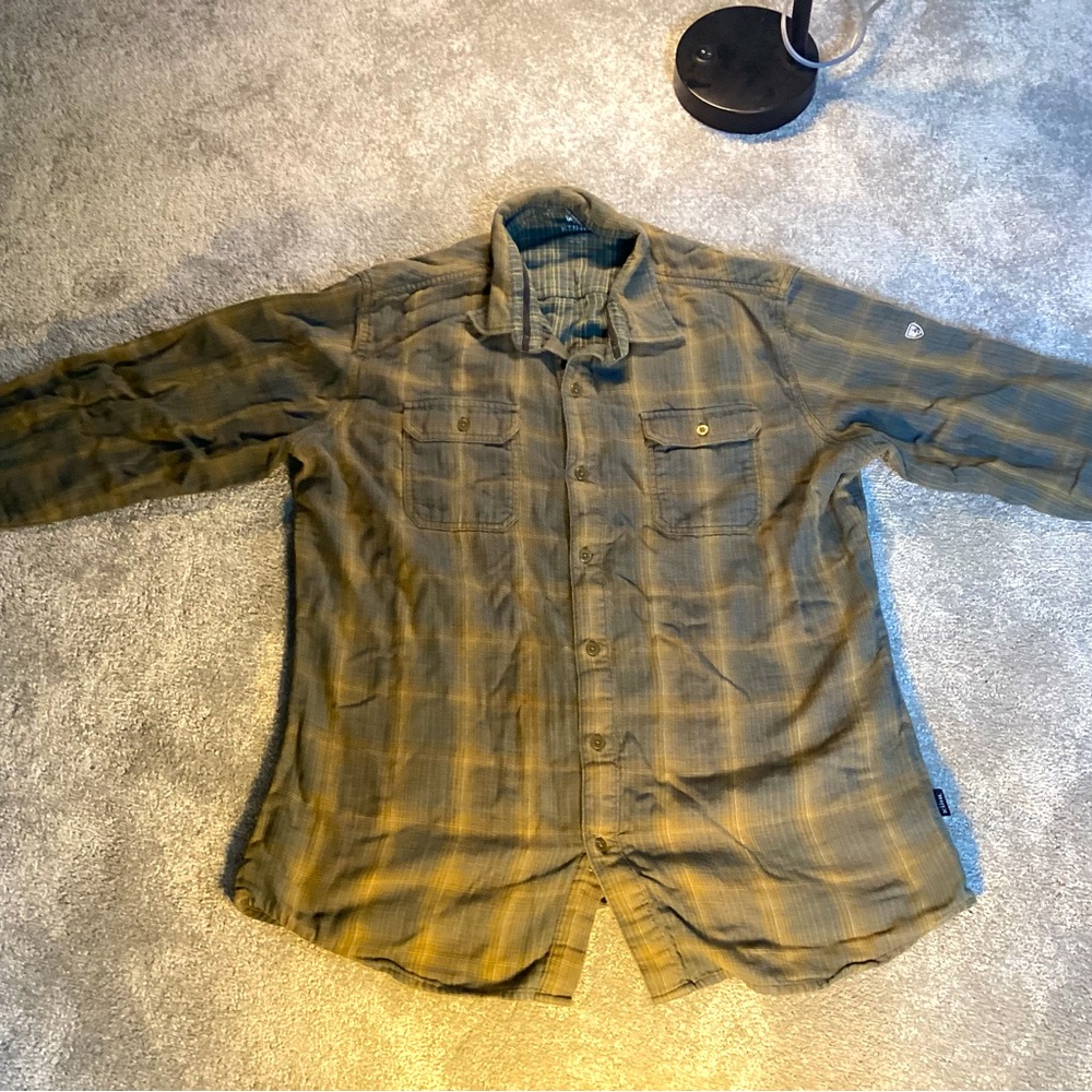 Kuhl long sleeve flannel shirt